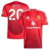 Camiseta de fútbol Manchester United Dalot 20 Primera Equipación 2024-25 - Hombre